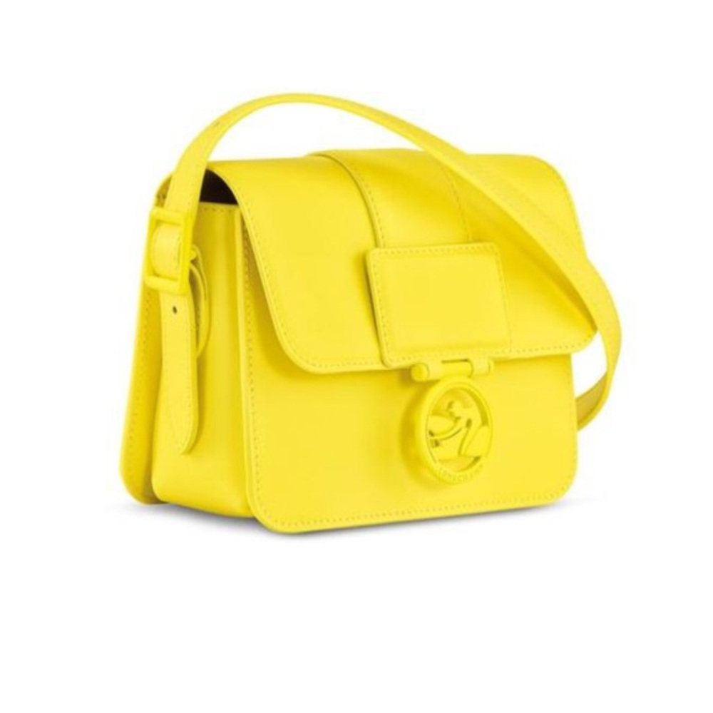 New Longchamp Box Trot XS Leather Crossbody dust bag and authentication card